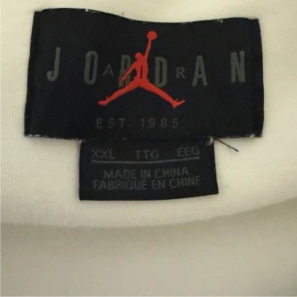 NWOT Nike Air Jordan Engineered Mock Neck Fleece Sweatshirt Pullover SZ 2XL - Picture 4 of 11
